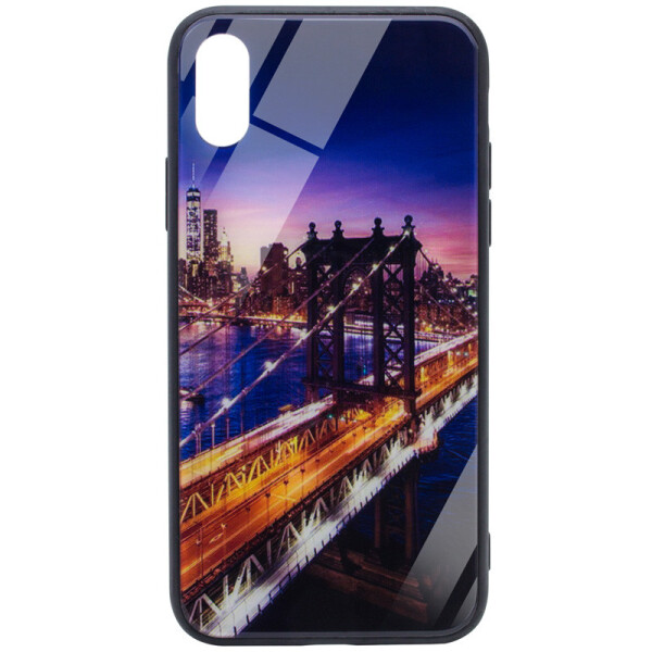

TPU+Glass чехол Night series для Apple iPhone X (5.8") / XS (5.8")