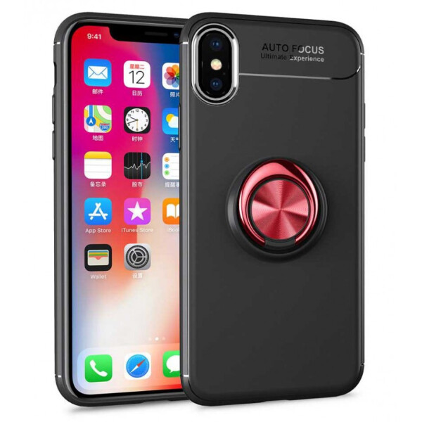 

TPU чехол Deen ColorRing под магнитный держатель для Apple iPhone X (5.8")