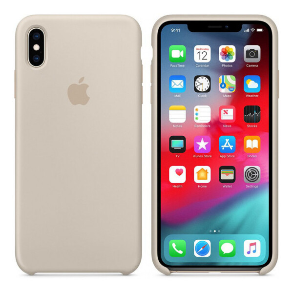 

Чехол Silicone case (A) для Apple iPhone X (5.8") / XS (5.8")