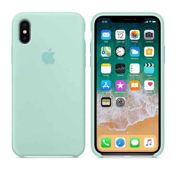 

Чехол Silicone case (A) для Apple iPhone X (5.8") / XS (5.8")