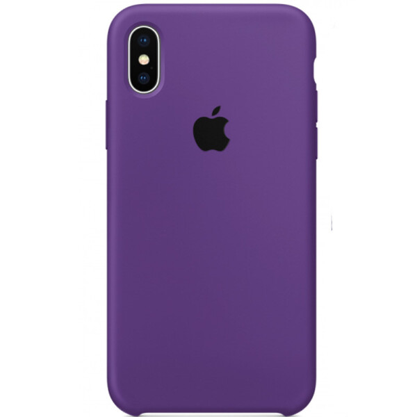 

Чехол Silicone case (A) для Apple iPhone X (5.8") / XS (5.8")
