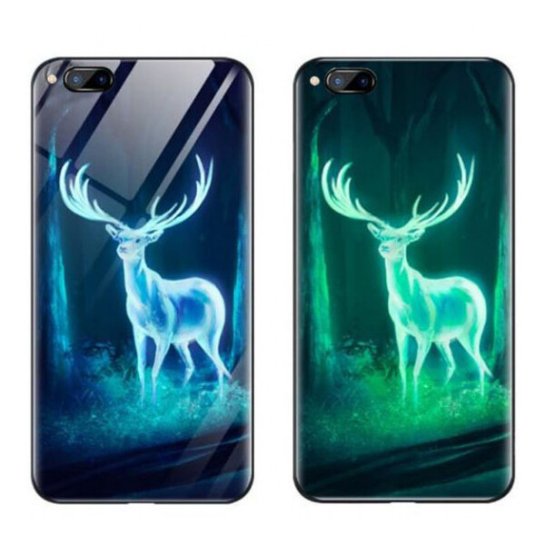 

TPU+Glass чехол светящийся в темноте для Xiaomi Mi 6