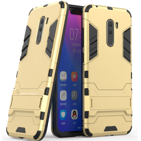 

Ударопрочный чехол-подставка Transformer для Xiaomi Poco F1 с мощной защитой корпуса