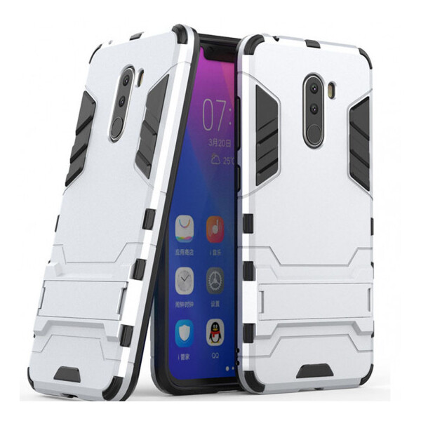 

Ударопрочный чехол-подставка Transformer для Xiaomi Poco F1 с мощной защитой корпуса