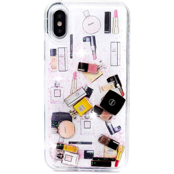 

TPU+PC чехол Liquid (glitter) для Apple iPhone X (5.8") / XS (5.8")
