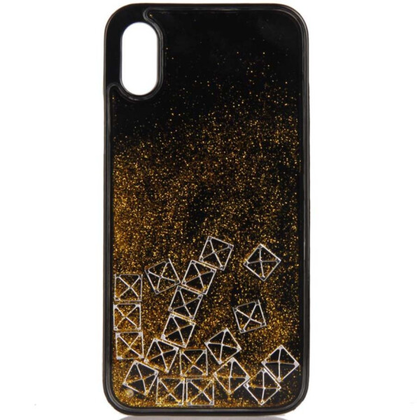 

TPU+PC чехол Liquid (glitter) для Apple iPhone X (5.8") / XS (5.8")