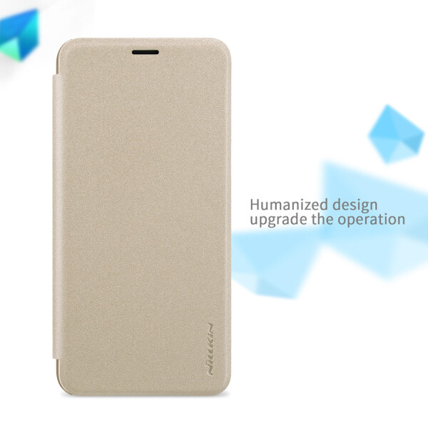 

Кожаный чехол (книжка) Nillkin Sparkle Series для OnePlus 5T