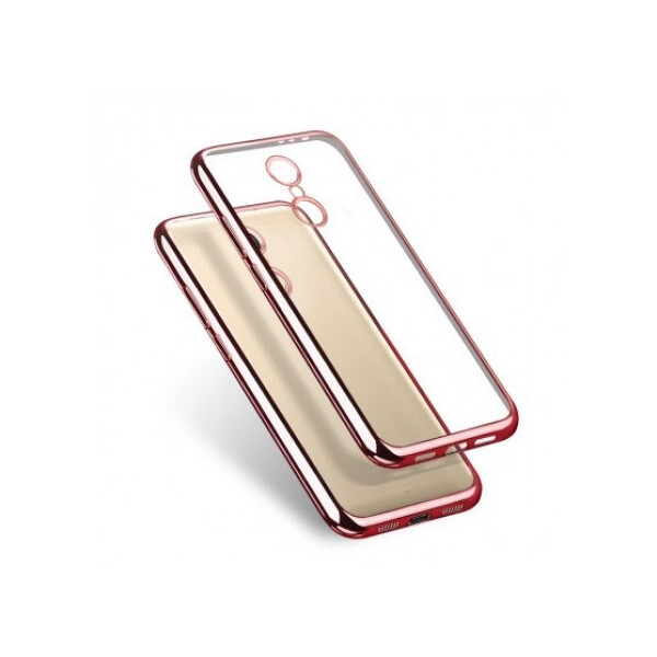 

Прозрачный силиконовый чехол для Xiaomi Redmi 4 с глянцевой окантовкой