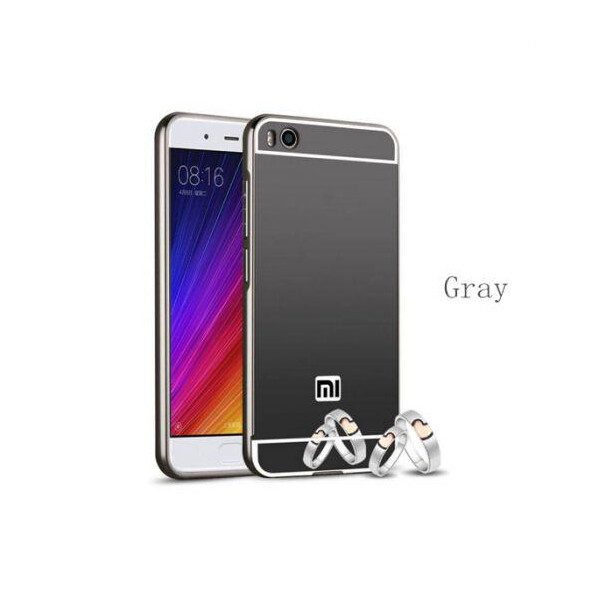 

Металлический бампер с акриловой вставкой с зеркальным покрытием для Xiaomi Mi 5s
