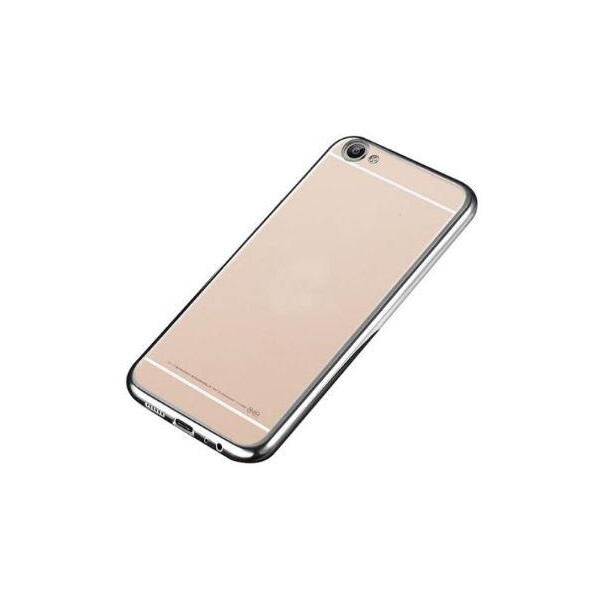 

Прозрачный силиконовый чехол для Meizu U20 с глянцевой окантовкой