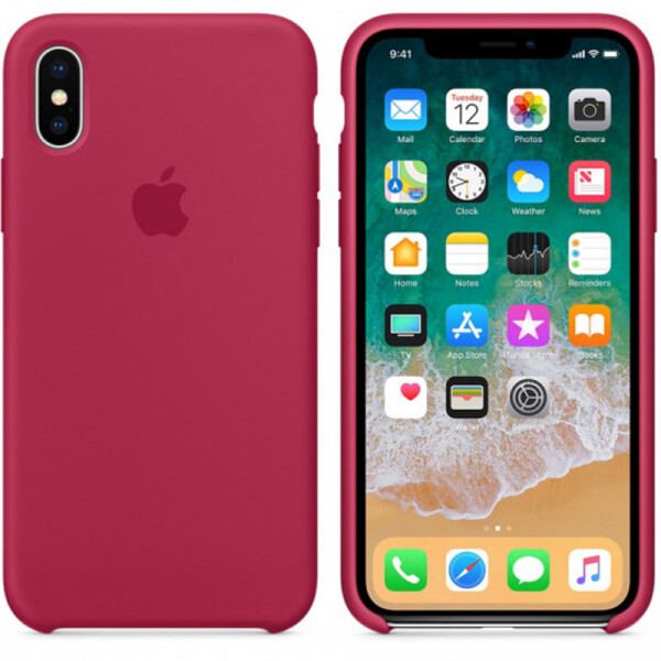 

Чехол Silicone case (A) для Apple iPhone X (5.8") / XS (5.8")