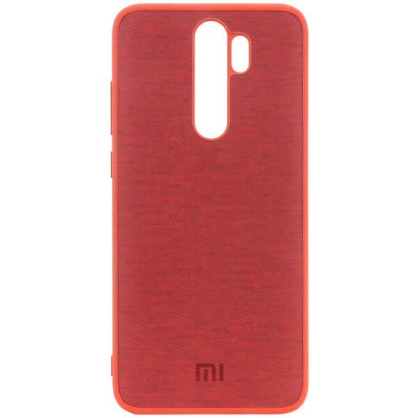 

TPU чехол Textile Logo для Xiaomi Redmi Note 8 Pro