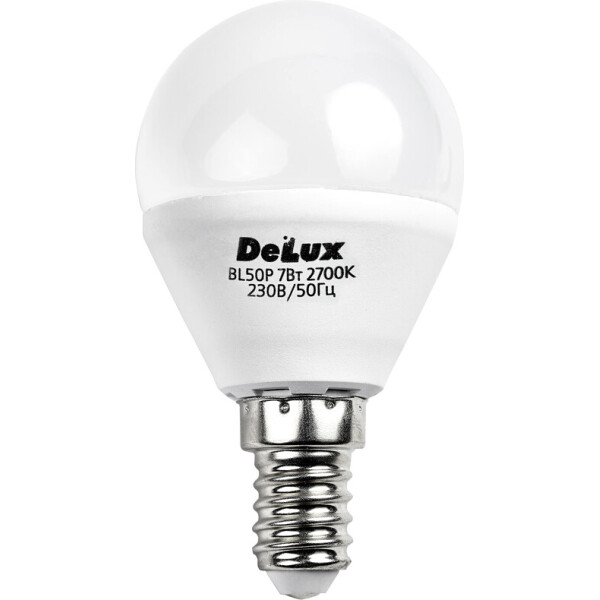 

Лампа светодиодная DELUX BL50P 7Вт 2700K 220В E14 (90004074)