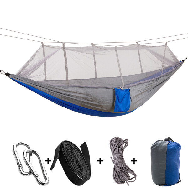 

Гамак c москитной сеткой Dense forest camouflage blue-gray (new_52177)