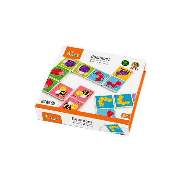

Детское домино Viga Toys Насекомые (50127)