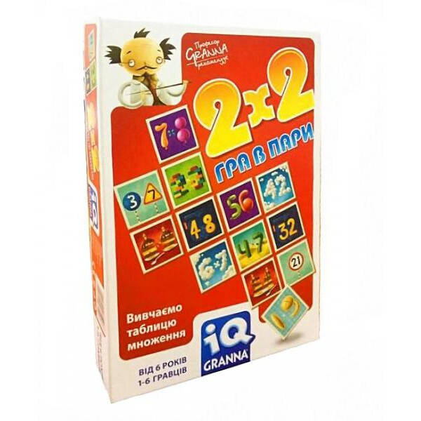 

Настольная игра Granna IQ 2х2 Игра в пары (81497)