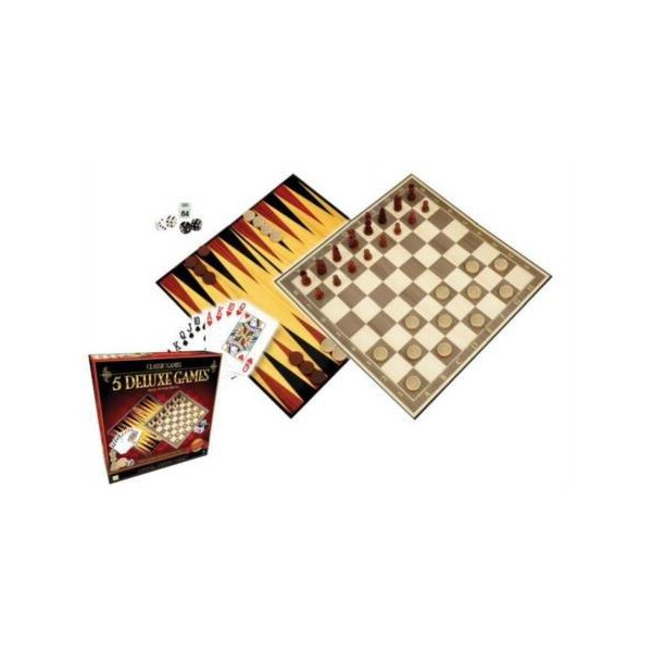 

Настольная игра Merchant Ambassador 5 в 1 Классические игры (ST045B)