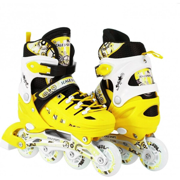 

Роликовые коньки Scale Sport SC04 желтый 34-37