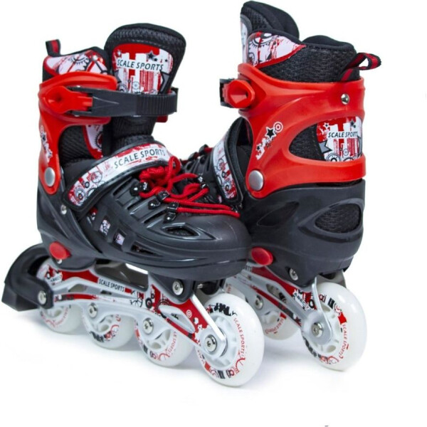 

Роликовые коньки Scale Sport SC04 красный 29-33