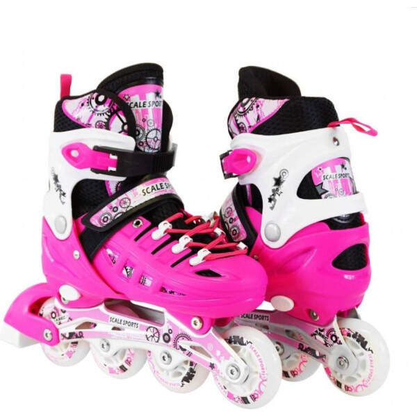 

Роликовые коньки Scale Sport SC04 малиновый 34-37