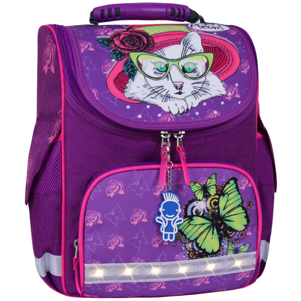 

Рюкзак школьный каркасный с фонариками Успех 12 л. Bagland 34 x 25 x 14 см Фиолетовый