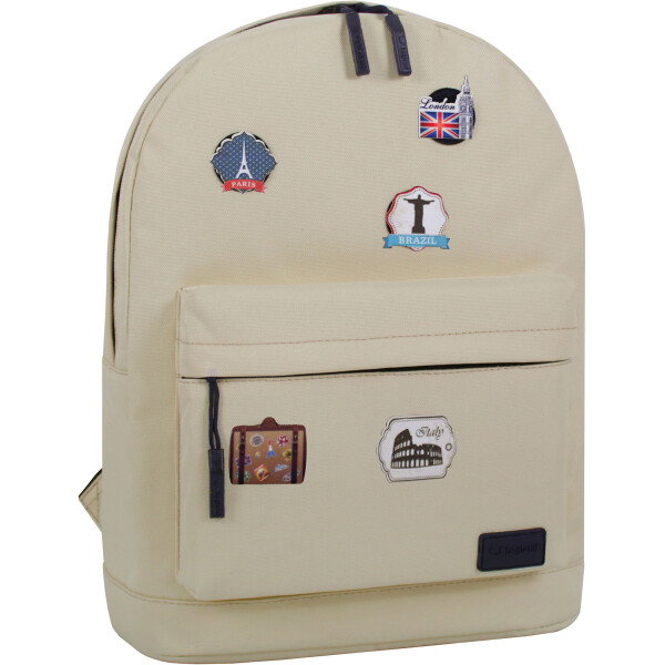 

Рюкзак Молодежный 17 л. Bagland 38 x 29 x 15 см Бежевый
