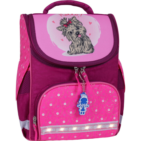 

Рюкзак школьный каркасный с фонариками Успех 12 л. Bagland 34 x 25 x 14 см Малиновый