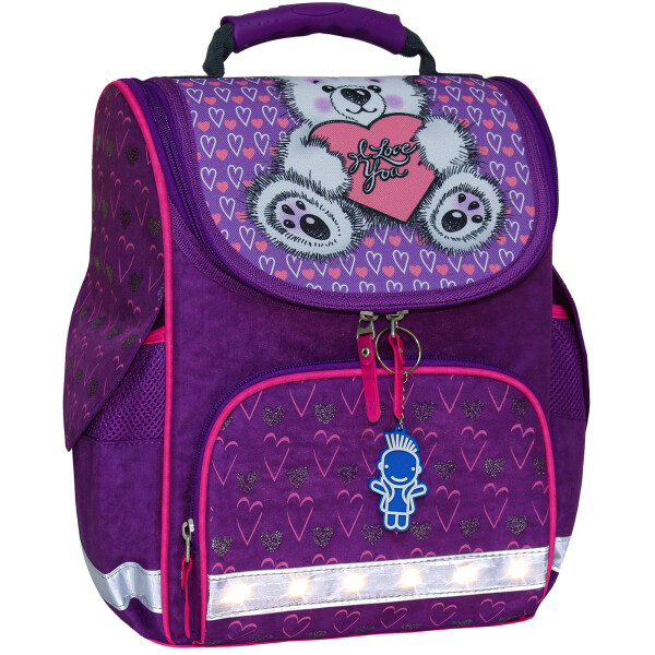 

Рюкзак школьный каркасный с фонариками Успех 12 л. Bagland 34 x 25 x 14 см Фиолетовый