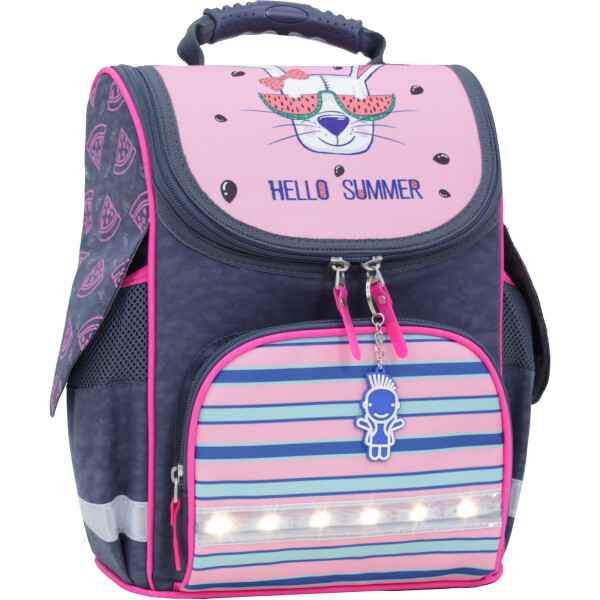 

Рюкзак школьный каркасный с фонариками Успех 12 л. Bagland 34 x 25 x 14 см Серый