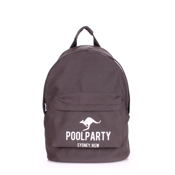 

Рюкзак молодежный POOLPARTY 40х30х16 см Серый