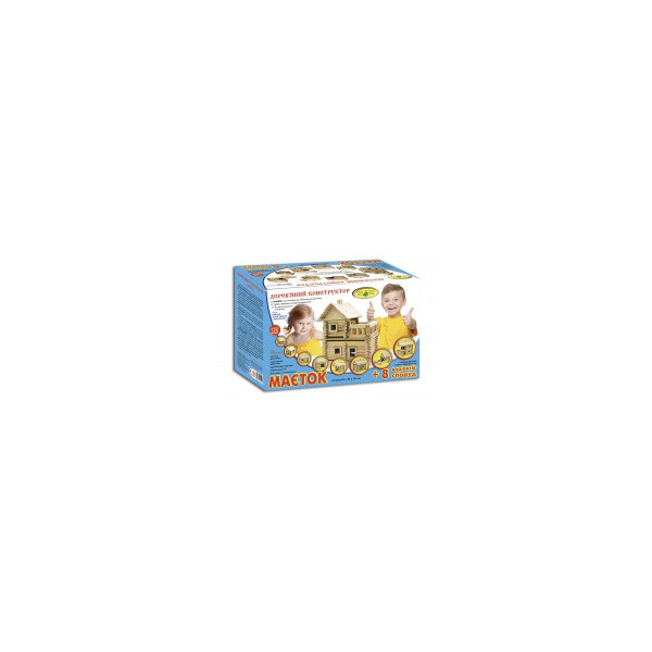 

Деревянный конструктор Имение (130 дет.)