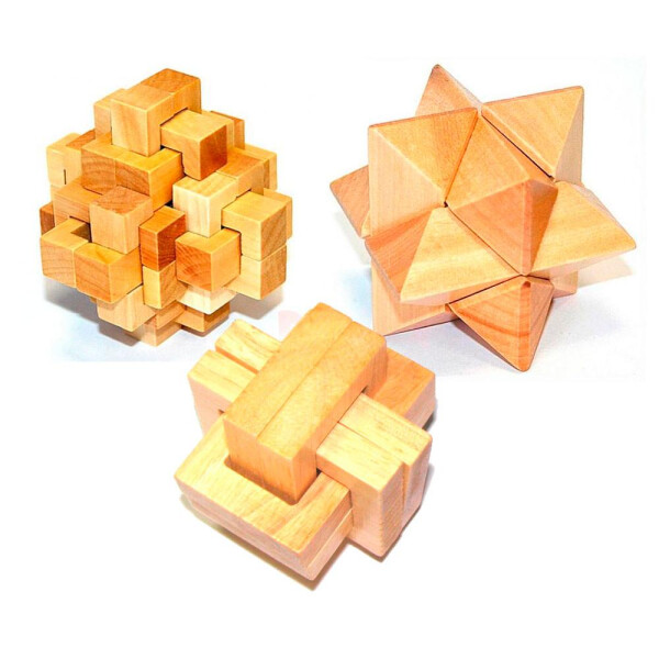 

Набор трех деревянных головоломок Kronos Toys Дерево (krut_0561)