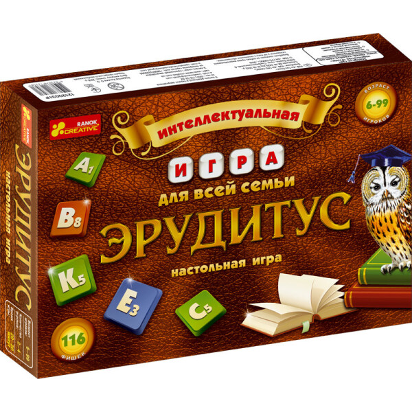 

Настольная игра Ranok-Creative Ерудитус (253036)
