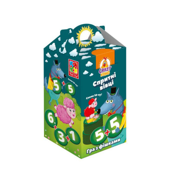 

Настольная игра Vladi Toys Шустрые овцы. Хватай 10-ку! VT8033-03 укр (50026)