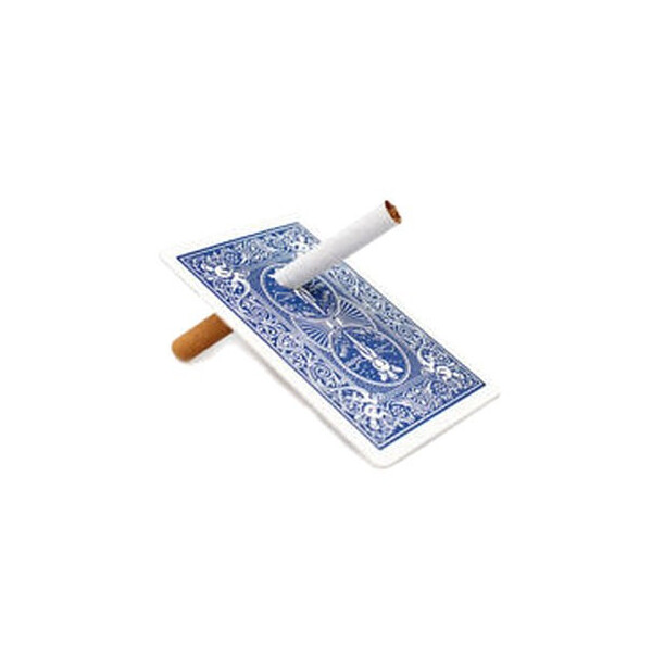 

Фокус Cigarette through card Сигарета сквозь карту Kronos Toys (krut_0038)