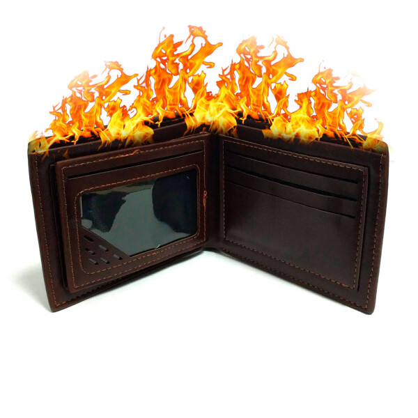 

Фокус Горящий кошелек Flaming Wallet Kronos Toys Коричневый (krut_0823)