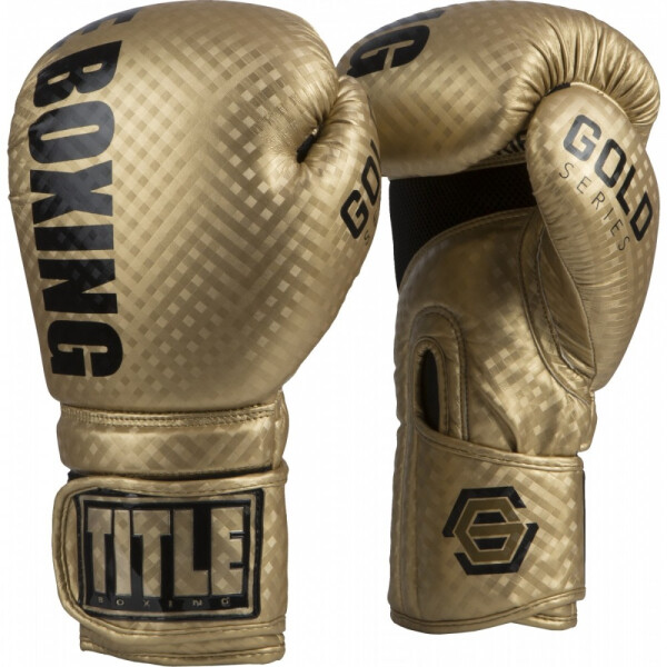 

Боксерские перчатки TITLE Gold Series Stimulate Boxing (14oz) Золотистые