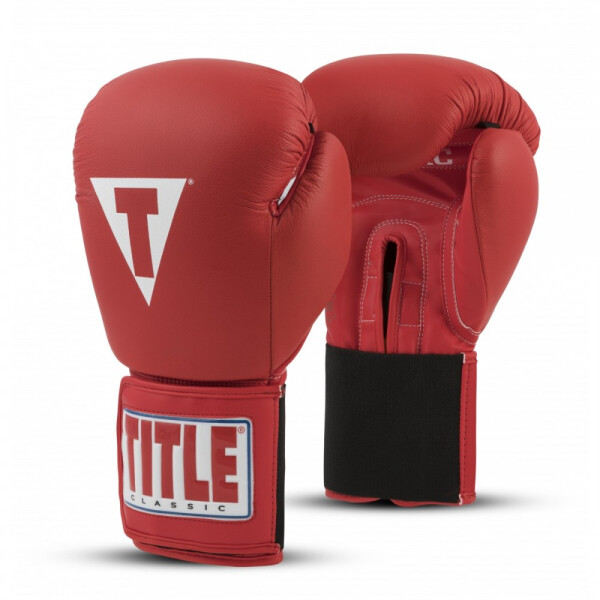 

Боксерские перчатки TITLE Classic Originals Leather Training Gloves Elastic 2.0 (16oz) Красные
