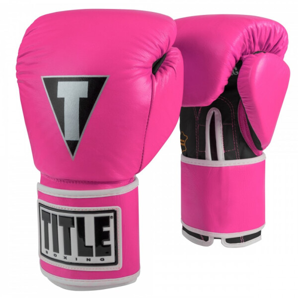 

Боксерские перчатки TITLE Boxing Limited PRO STYLE Leather Training (12oz) Розовые