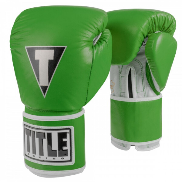 

Боксерские перчатки TITLE Boxing Limited PRO STYLE Leather Training (12oz) Салатовые