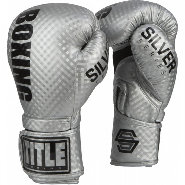

Боксерские перчатки TITLE Boxing Silver Series Stimulate (16oz) Серые