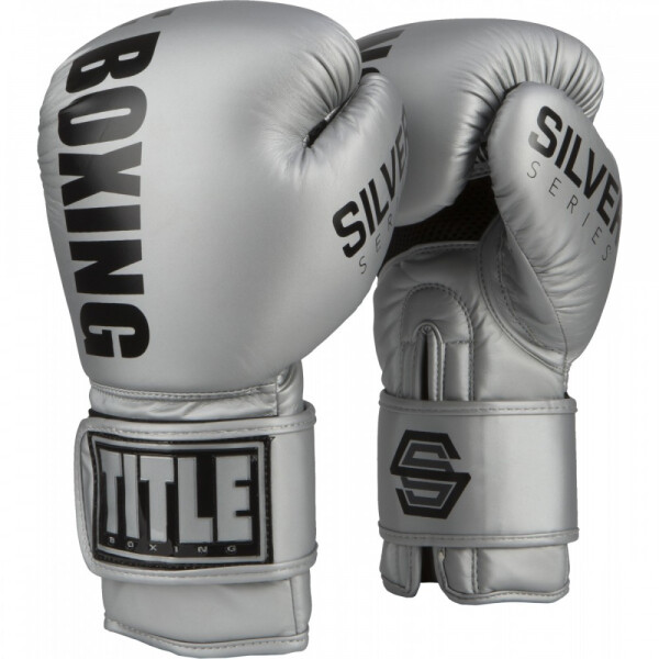 

Боксерские перчатки TITLE Boxing Silver Series Select Training (12oz) Серые