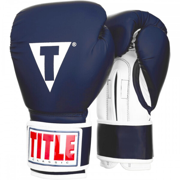 

Боксерские перчатки TITLE Pro Style Training (16oz) Темно-синие