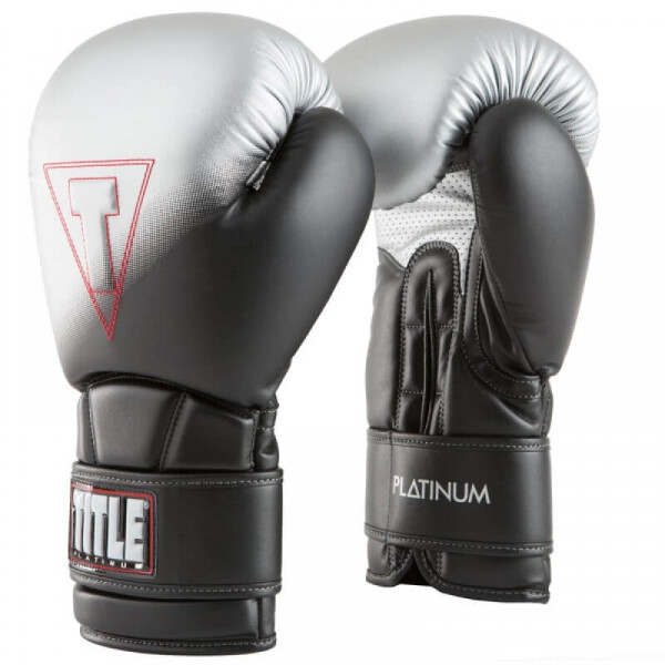 

Боксерские перчатки TITLE Boxing Platinum Proclaim Training (14oz) Черные с серым