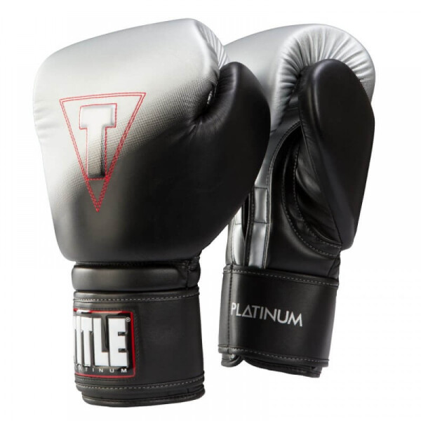 

Боксерские перчатки TITLE Boxing Platinum Power Bag (16oz) Черные с серым