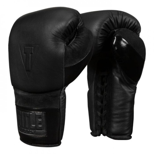 

Боксерские перчатки TITLE BLACK Lace Sparring 2.0 (16oz) Черные
