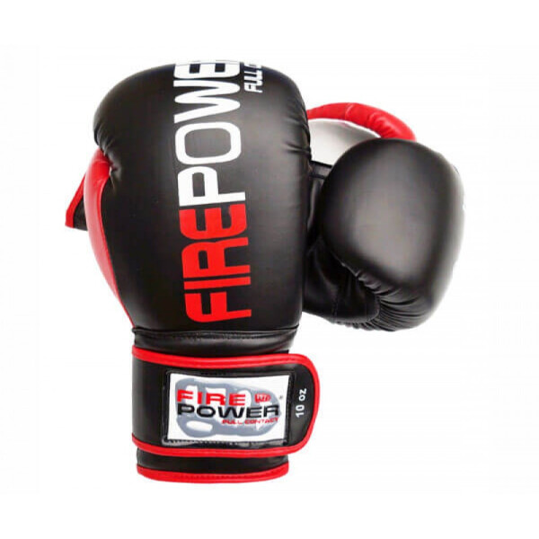 

Боксерские перчатки FirePower FPBGA9 (12oz) Черные с красным