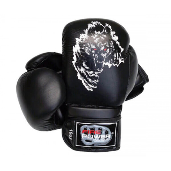 

Боксерские перчатки FirePower FPBG5 Wolf (12oz) Черные