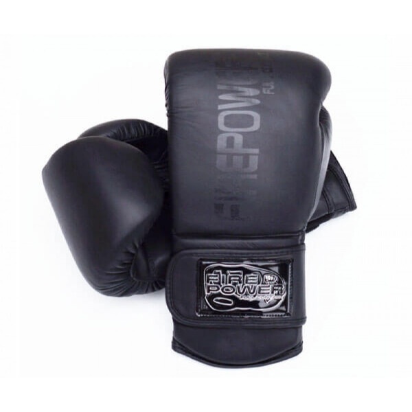 

Боксерские перчатки FirePower FPBG4 (10oz) Черные матовые