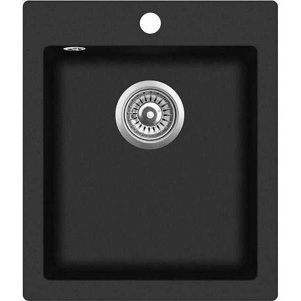 

Кухонная мойка AquaSanita Simplex SQS100-601 Black metallic (SQS100W)